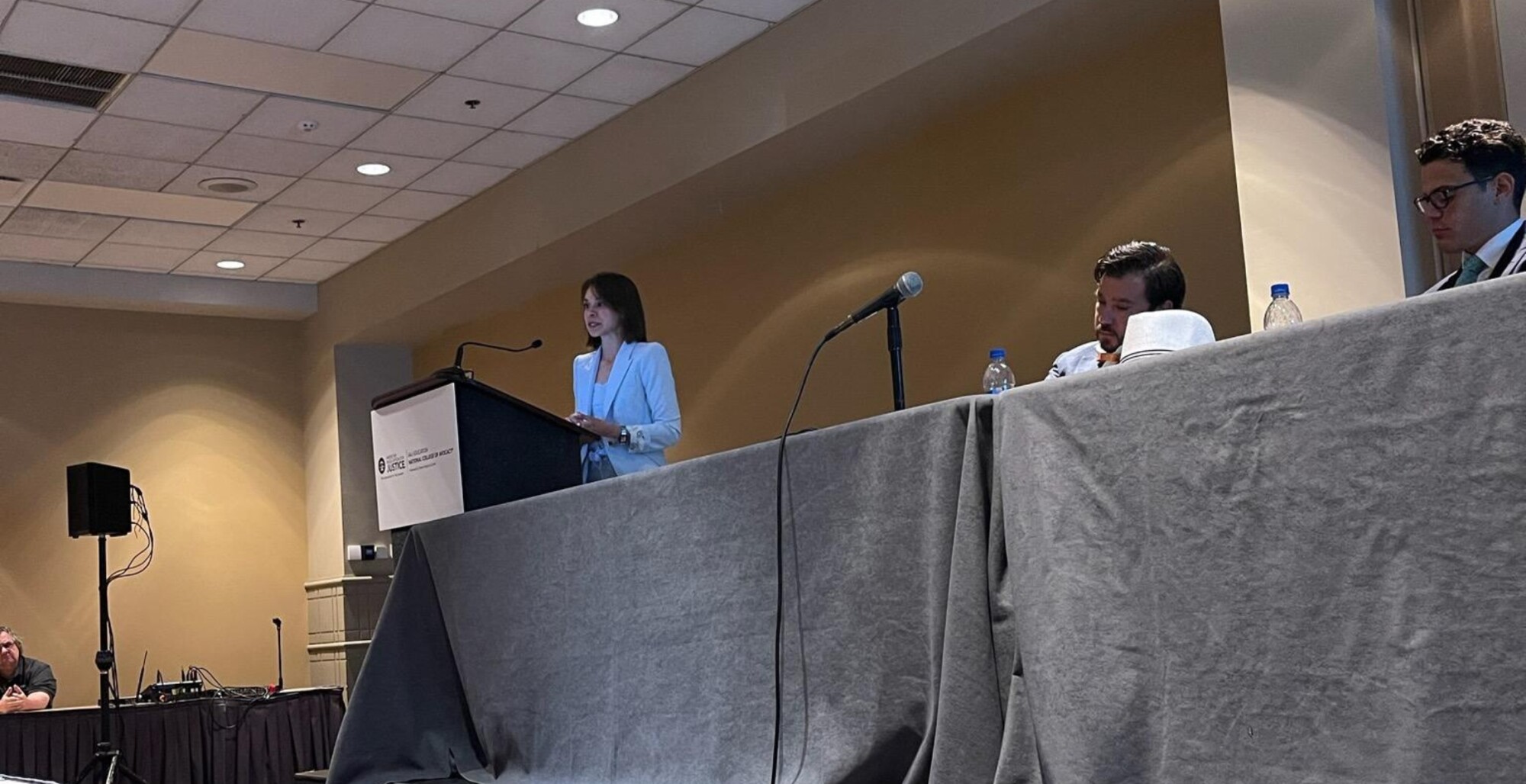 Senior Attorney Daisy Ayllón presenting at the 2023 AAJ annual convention. Picture of Senior Attorney Daisy Ayllón presenting at the 2023 AAJ annual convention.