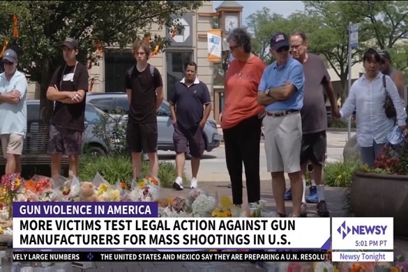 Newsy: Mass Shooting Victims are Suing Gun Manufacturers