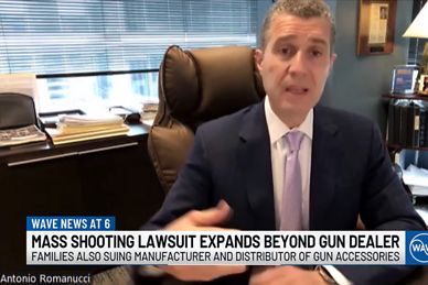 WAVE: Lawsuits expand to accessories sold by River City Firearms to Old National Bank shooter