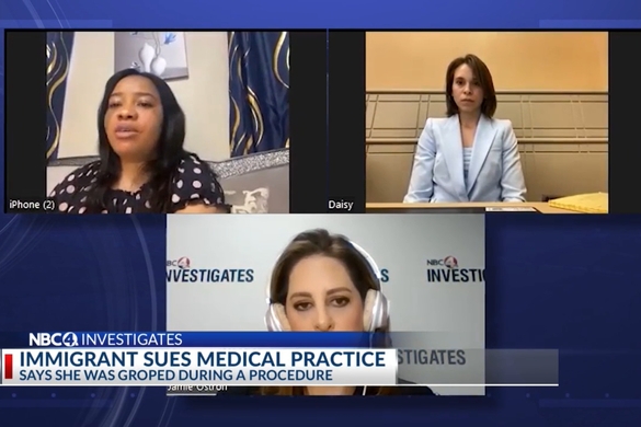 NBC4 Columbus (OH) talks to Senior Attorney Daisy Ayllón and client about sexual misconduct lawsuit against area medical center