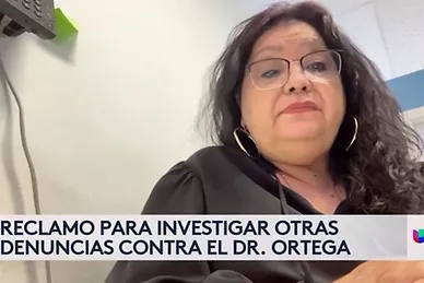 Univision: “Pido justicia”: habla una de las presuntas víctimas de abuso sexual del médico Ortega