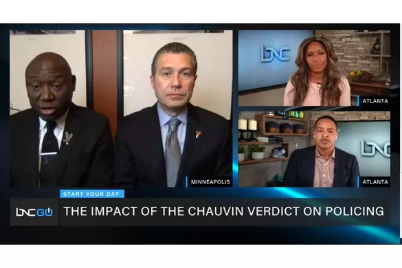 Attorneys Ben Crump and Antonio M. Romanucci discuss the impact of Chauvin Verdict on Policing with BNC.