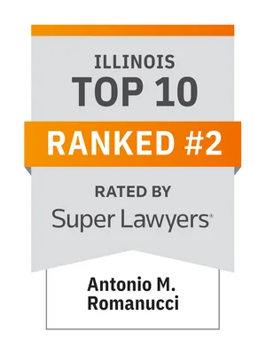 Super Lawyers #2 on the Illinois  2026 Top 10 List - Founding Partner Antonio M. Romanucci